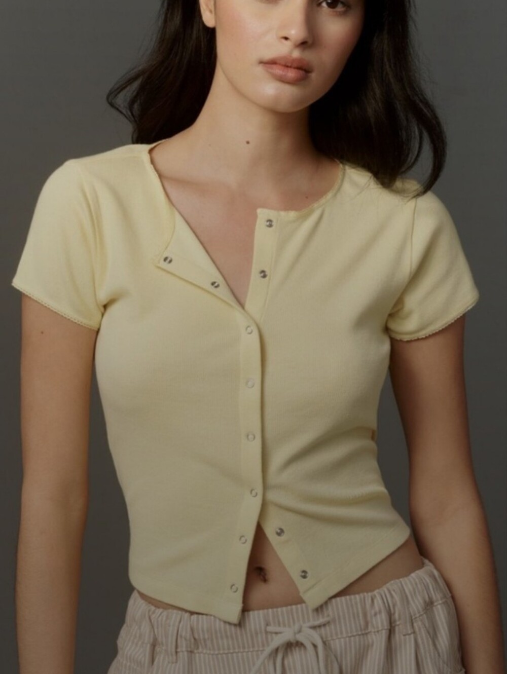 Anthropologie Ribbed Tee